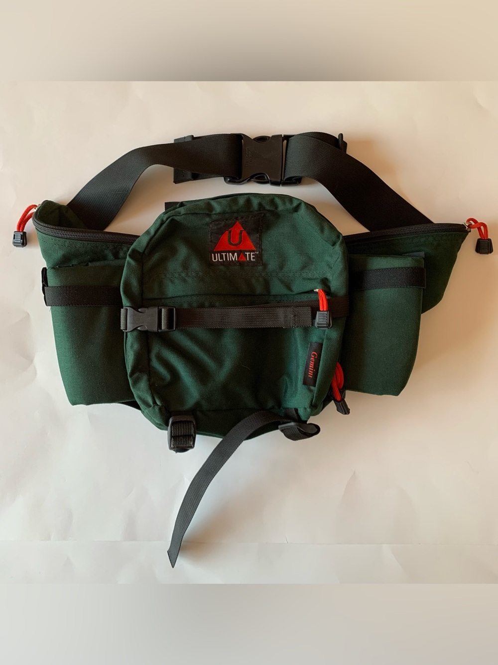 Vintage Ultimate Direction Gemini Hiking Lumbar Pack - Forest Green - USA Made